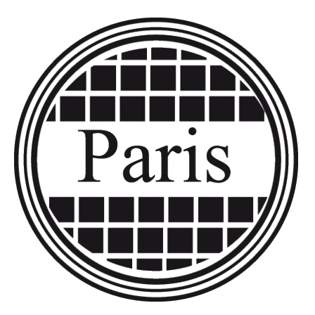 Stickers Plaque dégout Paris