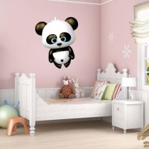 Stickers Panda blanc 1