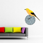 Stickers oiseau jaune