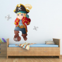 Stickers capitaine blond - ptits pirates