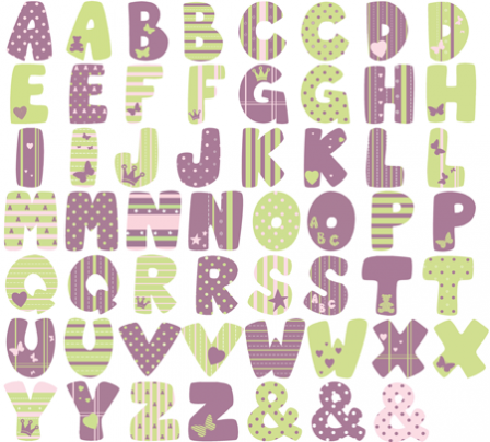 Stickers Lettre A1 - Alphabet Sticker Tonic