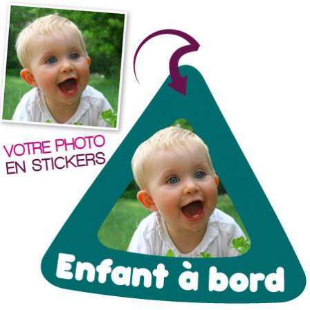 Stickers Enfant à bord à personnaliser