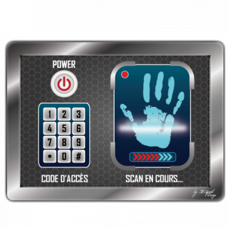 Stickers Espion Panneau Controle