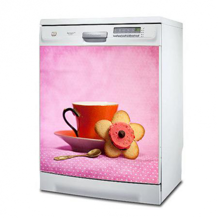 Magnets lave vaisselle Tea time Fleurs de Gourmandises