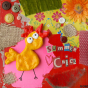 Toile Summer chick