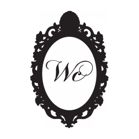 Stickers porte baroque wc