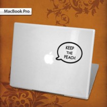 Stickers Mac Keep the peach