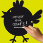 Stickers Ardoise poule