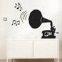 Stickers vintage gramophone