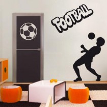 Stickers Footballeur, amorti