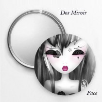 Miroir de poche Romantik Gothik - Portrait