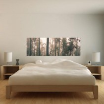 stickers TETE DE LIT horizontal zen foret eucalytus