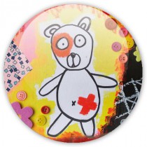 Badge Nounours marelle