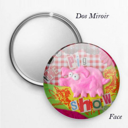 Miroir de poche The pig show