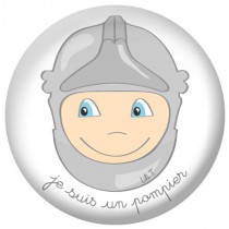 Badge collection Je suis... un pompier