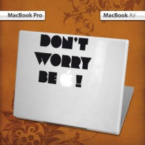 Stickers Mac Dont worry be Apple !