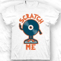 Tee shirt col rond homme Scratch me