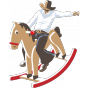 Stickers cowboy