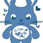 Tee-shirt Bunny Blue Love