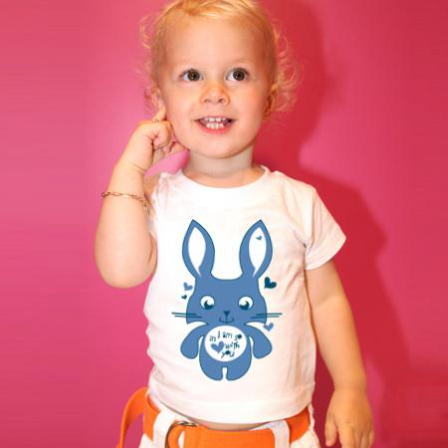 Tshirt Bunny Blue Love