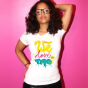 Tee-shirt col V femme We love