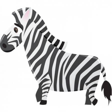 Stickers JUNGLE Zebre