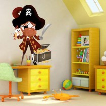 stickers Les Pirates- Capitaine des pirates