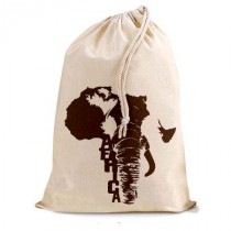 Sac coton AFRICA Eléphant