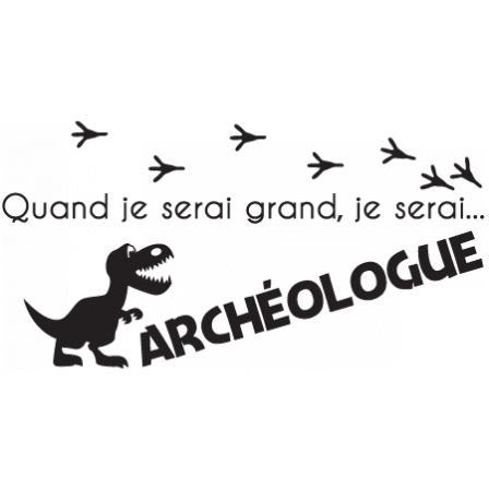 Stickers JE SERAI Archéologue