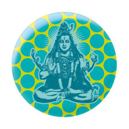 Badge shiva bleu