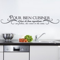 Stickers Pour bien cuisiner