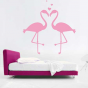 Stickers Amour de Flamant Rose Mono