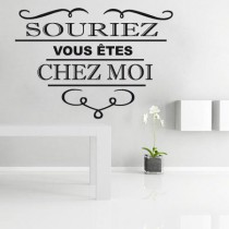 Stickers vous êtes chez moi