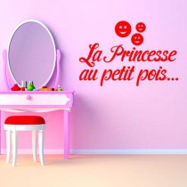 Stickers La Princesse au petit pois