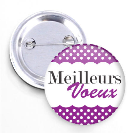 Badge Meilleurs voeux