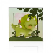 Stickers interrupteur dino- triceratops