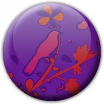 badge OISO CERISA VIOLET