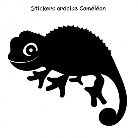 Stickers ardoise Caméléon