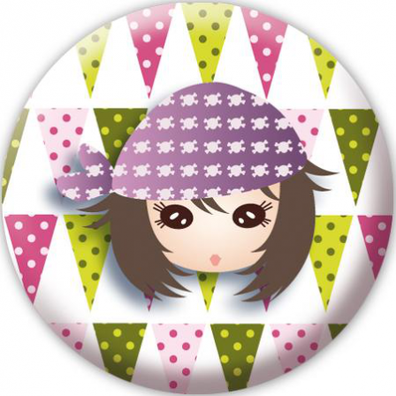 Badge Kiwi Doll Pirate