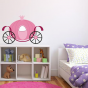 Stickers Le petit carrosse de princesse