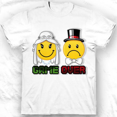 Tee-shirt col rond Game over