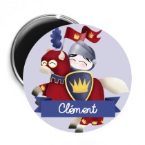 Magnet chevalier rouge