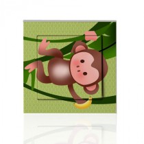 stickers interrupteur -collection Jungle- singe