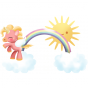 stickers Licorne et Arc en Ciel