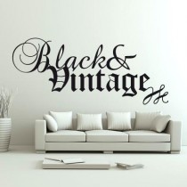 Stickers Black vintage