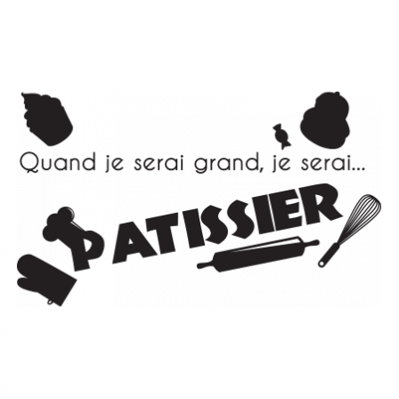 Stickers JE SERAI Patissier