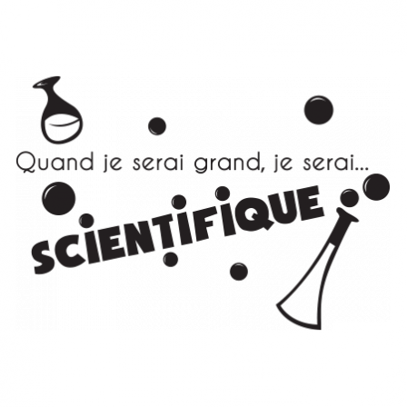 Stickers JE SERAI Scientifique