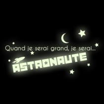 Stickers Astronaute phospho