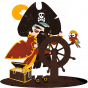 stickers Capitaine Pirate