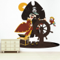 stickers Capitaine Pirate